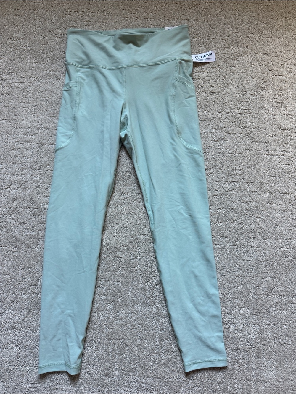 Old Navy Mint Green Ladies Leggings with Pockets